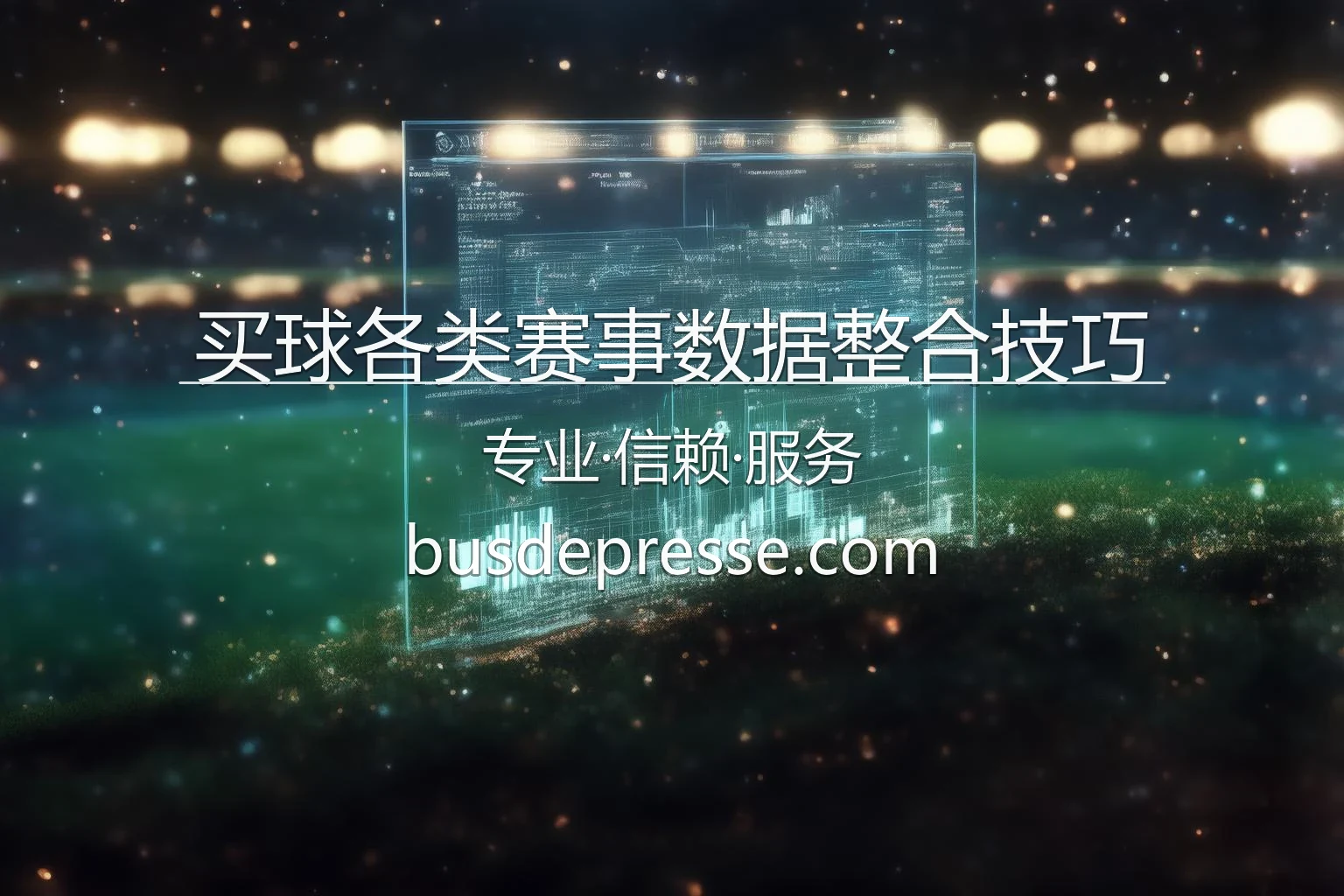买球各类赛事数据整合技巧
